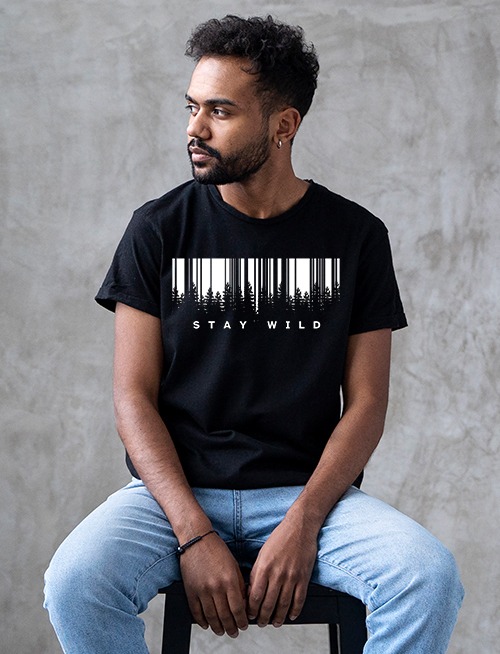 Stay Wild Graphic T-Shirt – Unisex Casual Wear