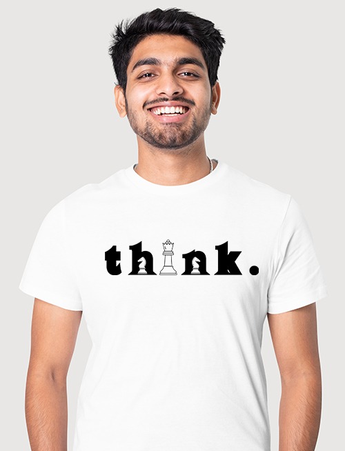 Think Chess-Inspired Graphic T-Shirt – Smart & Stylish